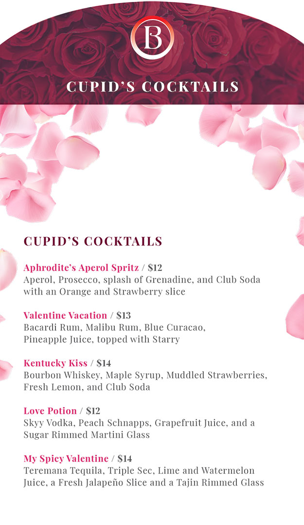 Valentine's Menu